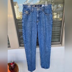 Cruel Girl Relaxed Fit Blue Jeans Size 9 Regular Straight Leg